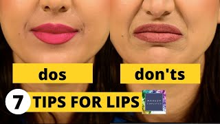 Liquid lipstick dos and Don'ts | 7 tips to apply liquid lipstick