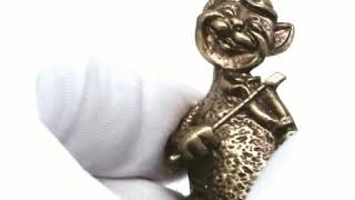Колокольчик подарочный Кот Музыкант №849 Колокольчик подарочный Кот Музыкант №849