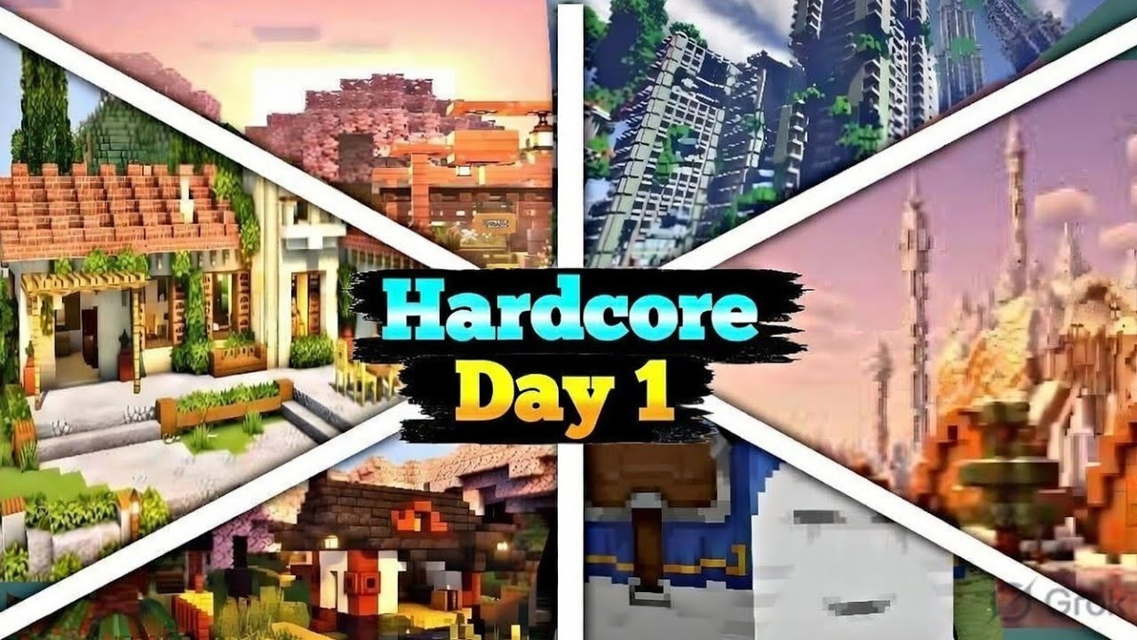 The Perfect Start to My Minecraft Hardcore World | Day 1