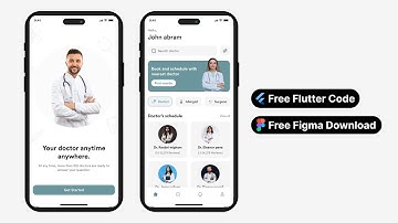 flutter doctor app UI screen