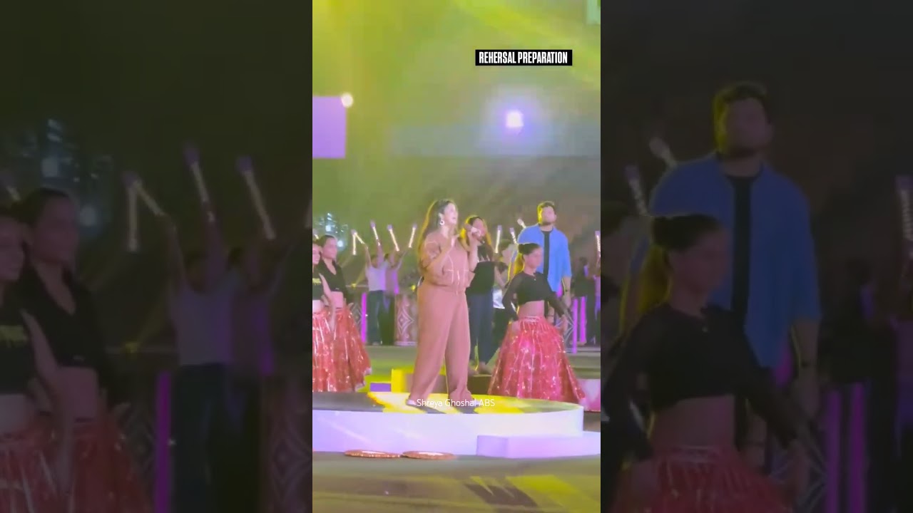 Rehersal: Shreya Ghoshal will perform Deewani Mastani ICC Women's CMC #shreyaghoshal #icc #cwc25 