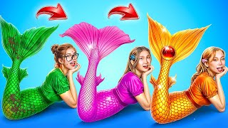 From Nerd to Mermaid! ✨ Amazing Makeover Story | BabaBop Japan