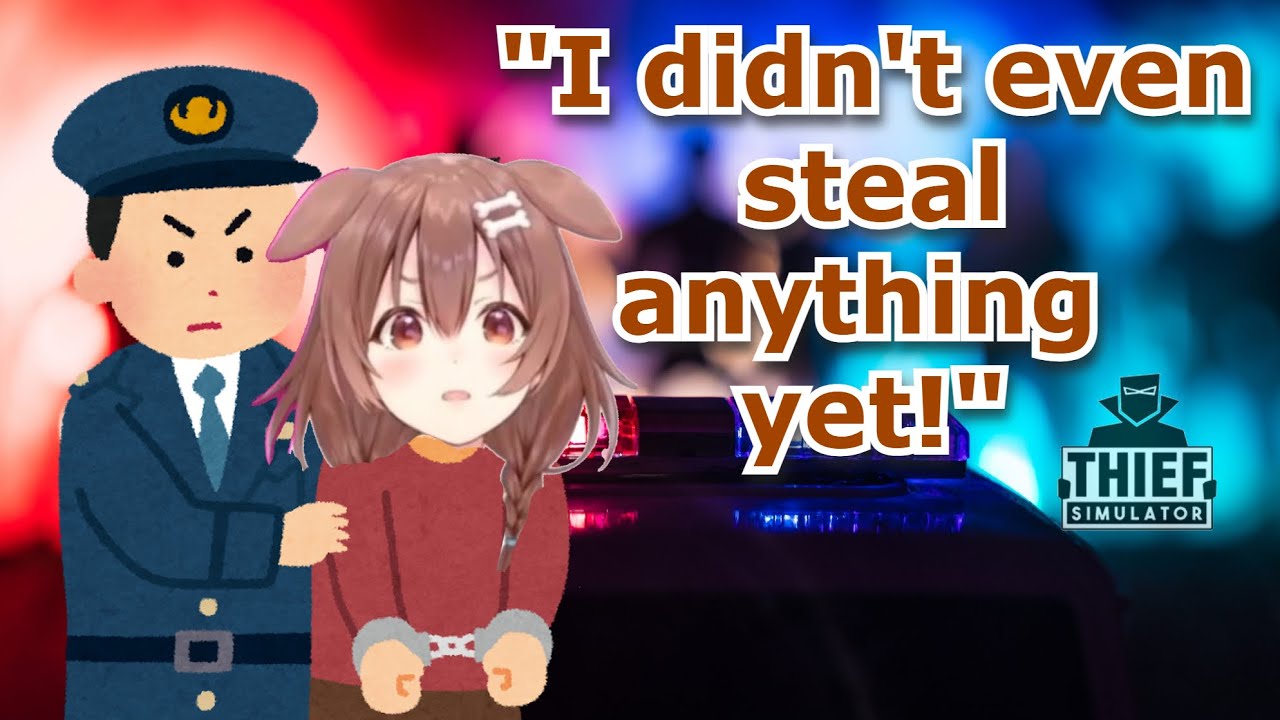 Korone's Many Encounters With the Police in Thief Simulator [Hololive]