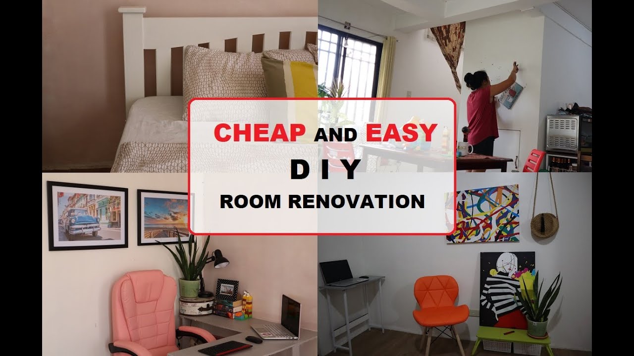 CHEAP and EASY DIY room renovation YouTube