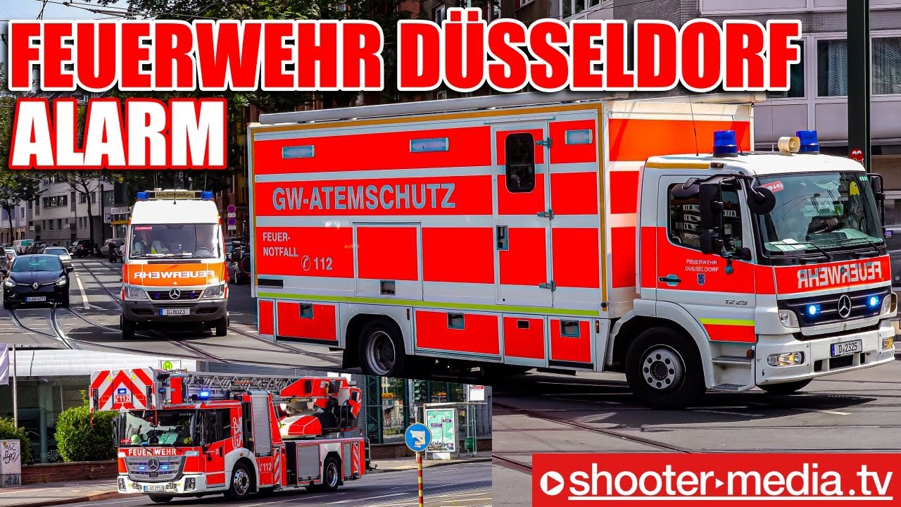 🚨  VIEL ALARM - FEUERWEHR DÜSSELDORF  🚨 | 🚒  Viele Einsatzfahrten verschiedener Fahrzeuge  🚒
