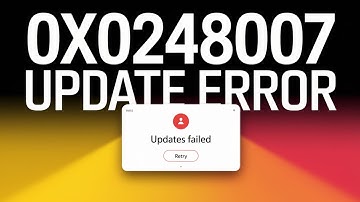 How To Fix Windows Update Error 0x80248007 [SOLUTION]