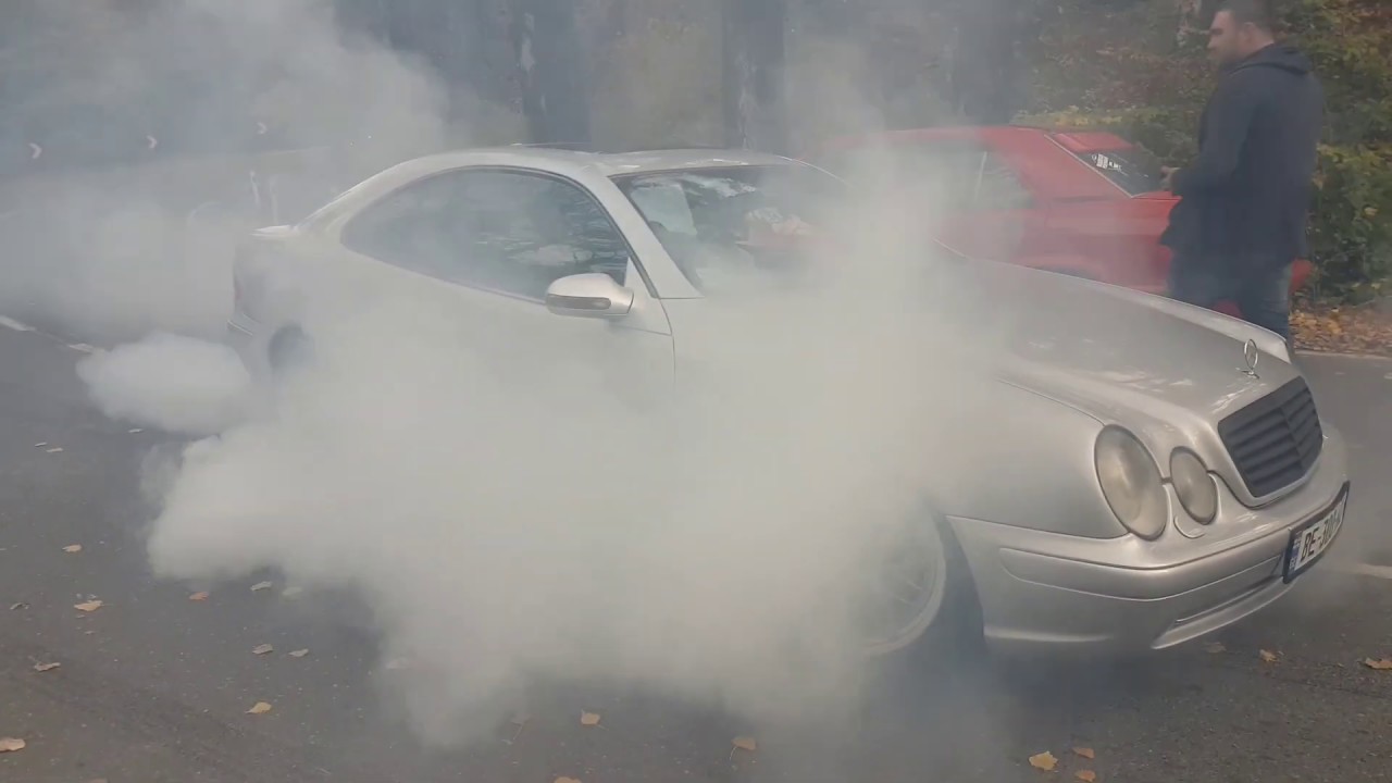 CLK55 AMG Kompressor Burnout - YouTube Gocha909