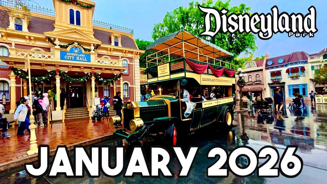 A Journey Through the Happiest Place on Earth! - Disneyland Park - January 2026 [4K POV]