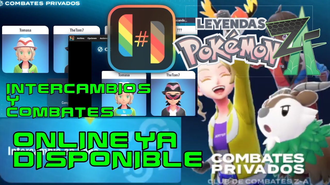Como JUGAR ONLINE desde RYUNJINX en LEYENDAS POKEMON ZA - INTERCAMBIOS Y COMBATES - TheTom7