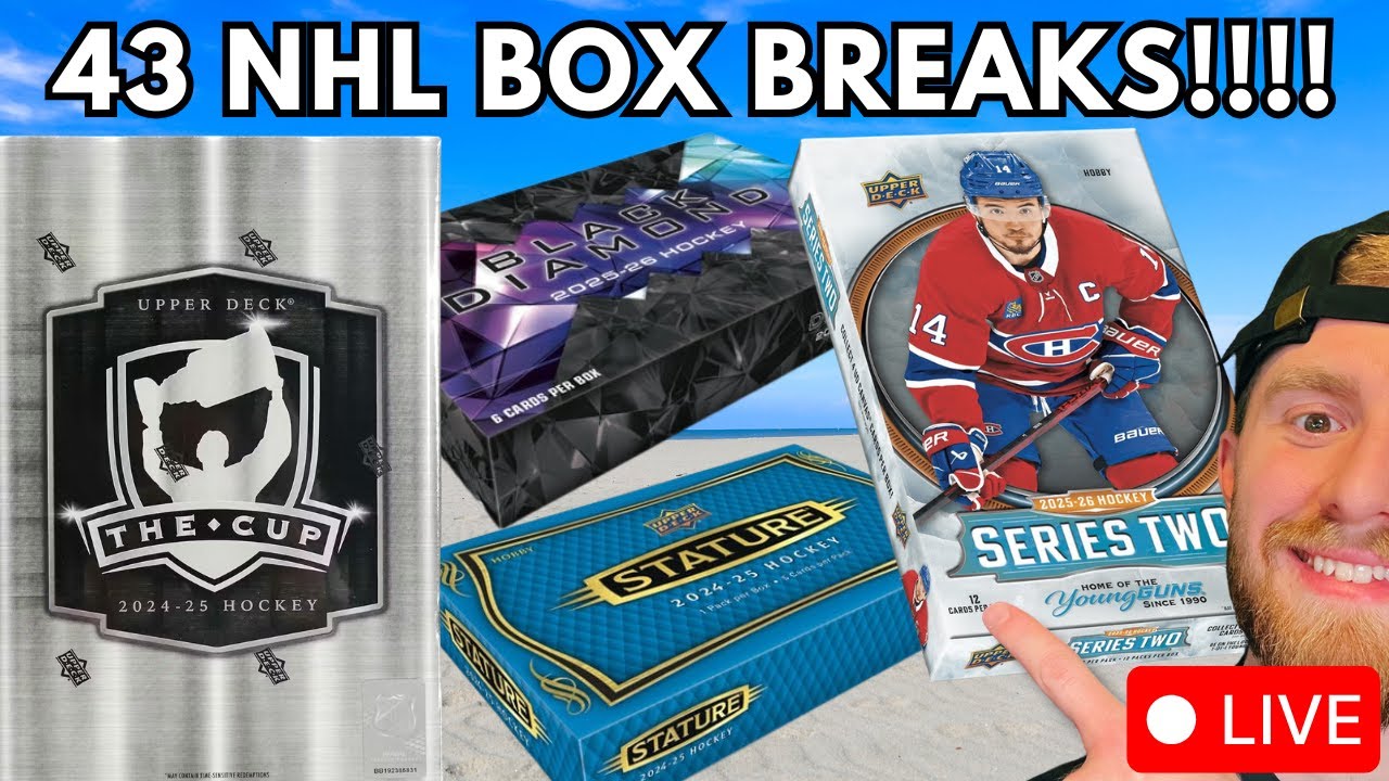 43+ BOX NHL Hockey Box Opening!!! SUNDAY FUNDAY