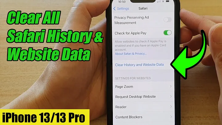 iPhone 13/13 Pro: How to Clear All Safari History & Website Data