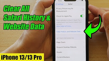iPhone 13/13 Pro: How to Clear All Safari History & Website Data