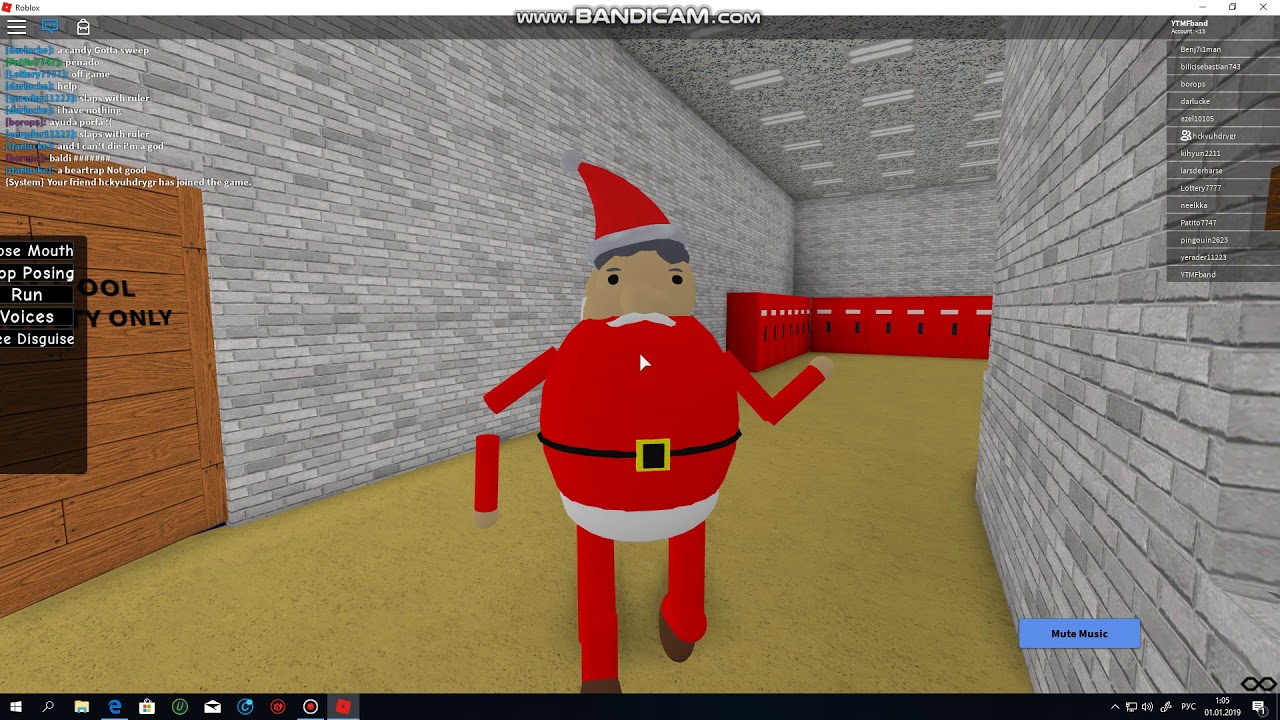 Обзор на 2 крисмас пака В ИГРЕ Baldi’s Basics Roleplay