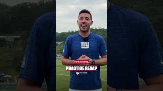 Everything we saw on Day 4 at camp ⛺ #shorts #nfl #nygiants #giants #trainingcamp