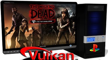 RPCS3 Playstation 3 Emulator - The Walking Dead (2012). Ingame. Vulkan api. Test #1