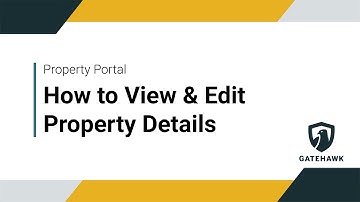 How to View & Edit Property Details