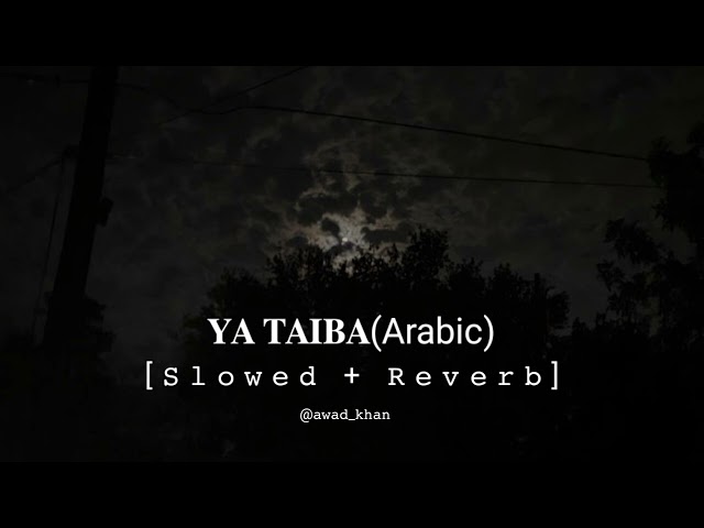 Ya taiba slowed reverb | JK Official class=