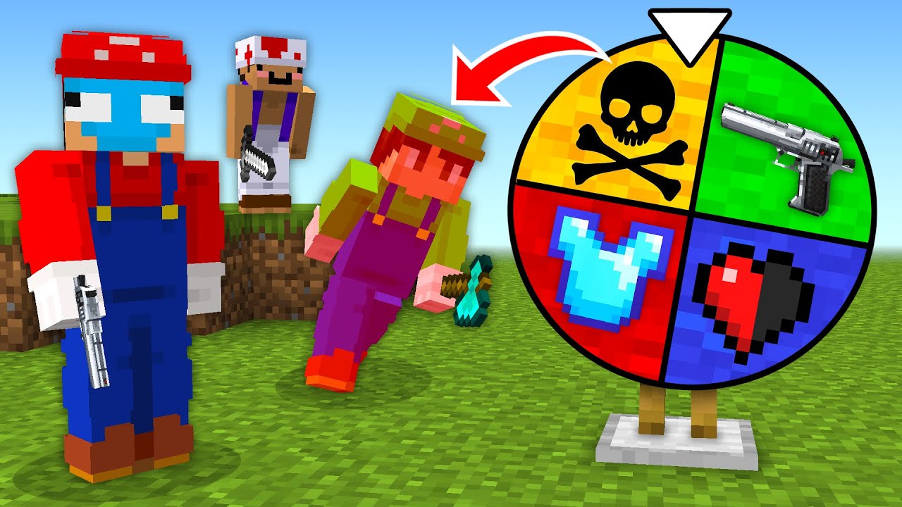 Every Kill, You Spin the Wheel in Minecraft...