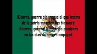 Himno Nacional Mexicano con Letra