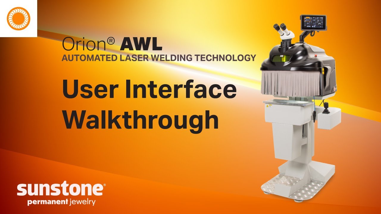 Orion AWL Automated Laser Welding Technology | User Interface ...