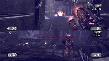 Unreal Tournament 3 (ps3) 2 player deathmatch part 2: Biohazard