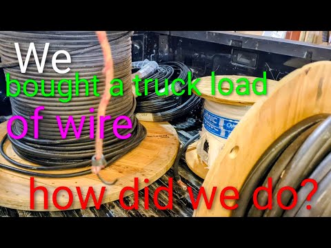Paid $200 for wire. This is what we made $$