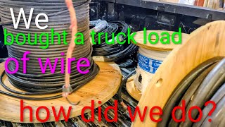 Paid $200 for wire. This is what we made $$