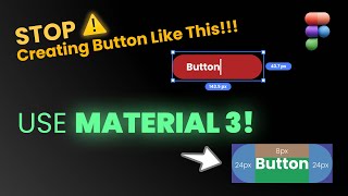 How to Design Button In Figma | Using Google Material Design 3 | #figma #button #autolayout How to Design Button In Figma | Using Google Material Design 3 | #figma #button #autolayout