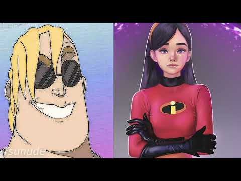Mr Incredible becoming Canny (Violet Parr Rule 34)