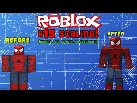 Set How Tall You Are Roblox R15 Scaling Feature Demo Youtube - how tall is a roblox character