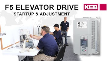 KEB F5 Elevator Drive Training: Demo Motor Startup and Adjustments (Part 8)