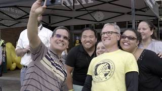 UCF President Whittaker at Spirit Splash