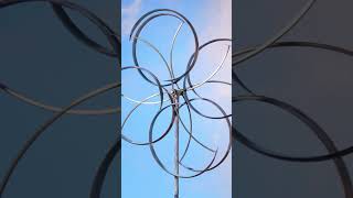 Whitaker Wind Sculpture Counterpoint in Copper and Stainless Steel