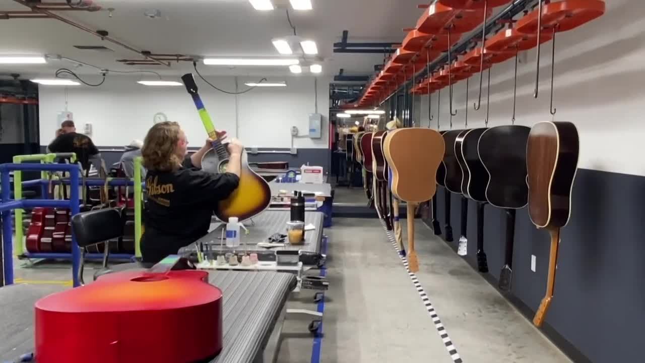 Bozeman's Gibson acoustic guitar factory expansion, grand opening YouTube