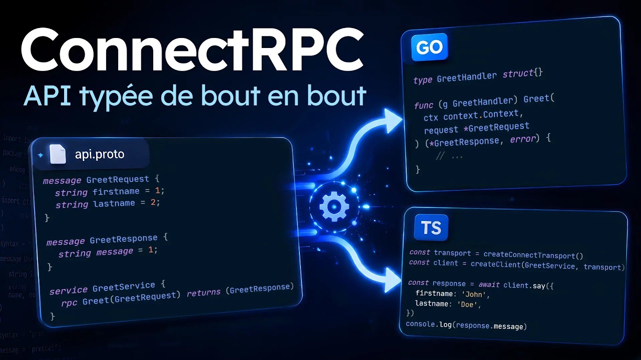 Créer une API typée avec ConnectRPC (Go / TypeScript)