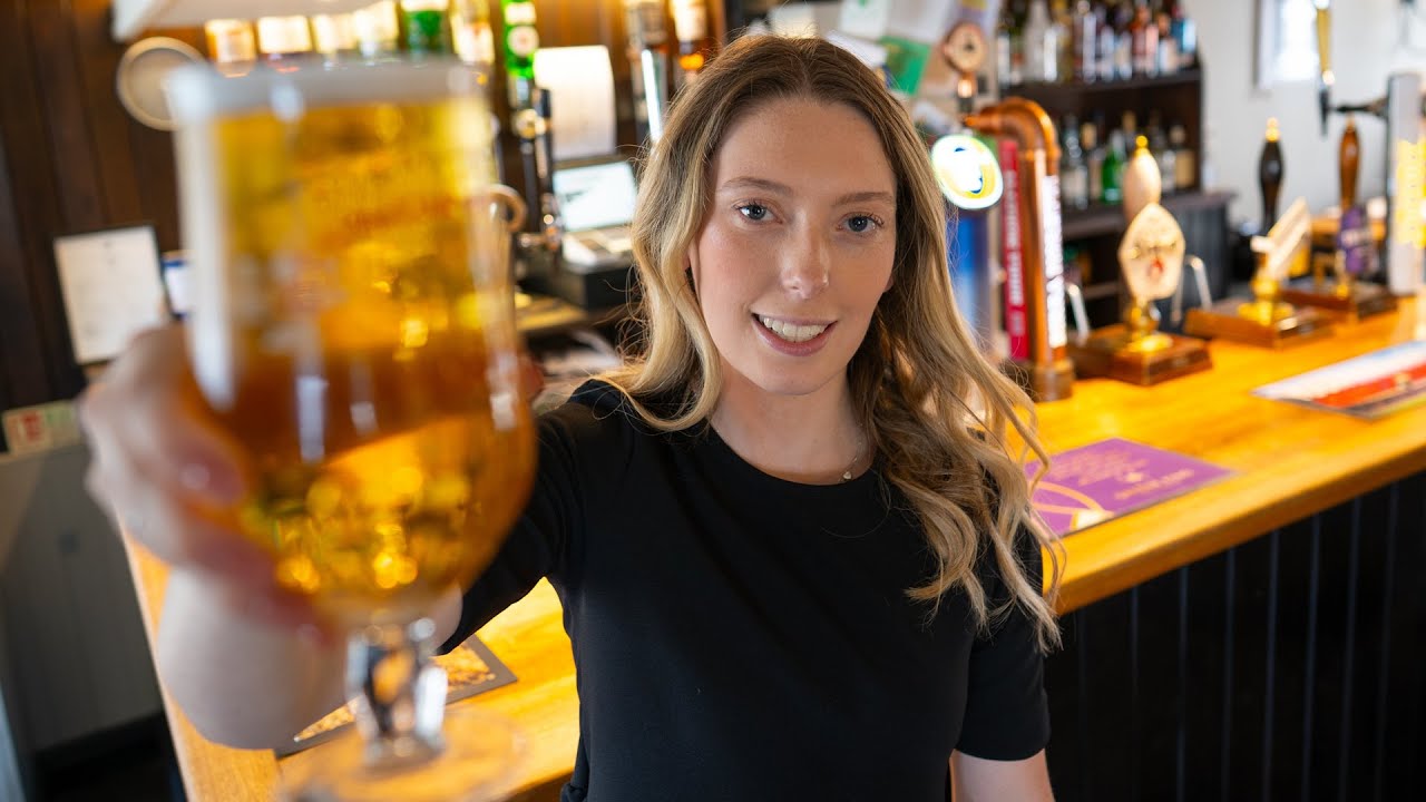Teenager becomes Britain's youngest landlady after taking over her local pub at 18 | SWNS