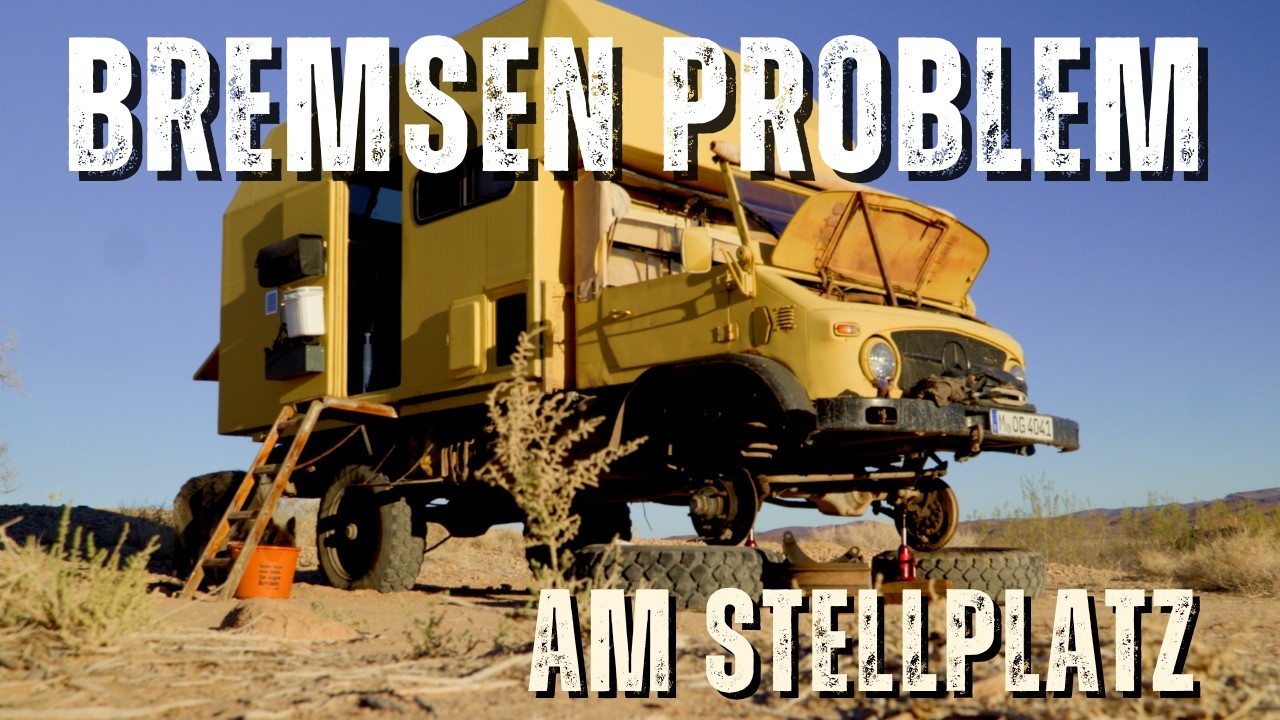 Unimog Bremsproblem in Marokko - Die Bremstrommel passt nicht mehr | Folge 4