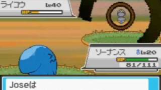 Pokemon Soul Silver - Legendary Beasts Entei and Raikou
