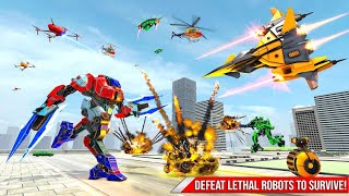 Air Robot Game - Flying Robot Transforming Plane Mizo Studio Inc Gameplay screenshot 4