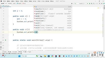 《赵哥Java课程：成员变量和局部变量区别》
