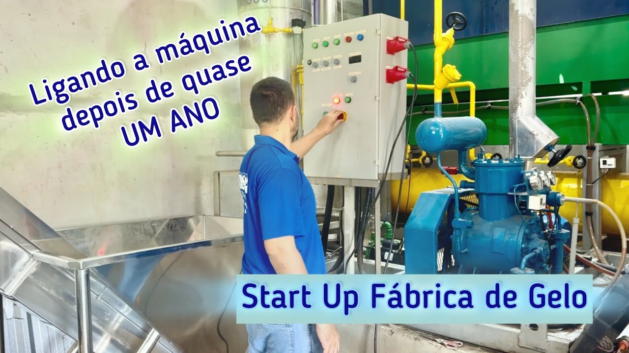 Start Up Fábrica de Gelo 3.000kg por dia | Willy Marks 