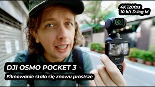 DJI OSMO POCKET 3 - Kamera na gimbalu vs smartfon