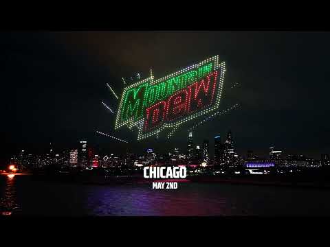 New Look, Same Dew | Mountain Dew Drone Show | Chicago