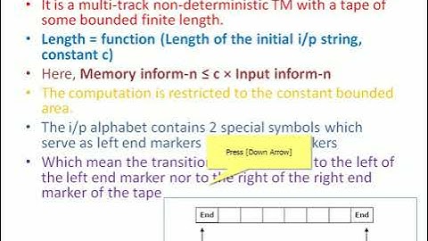Linear Bounded Automata