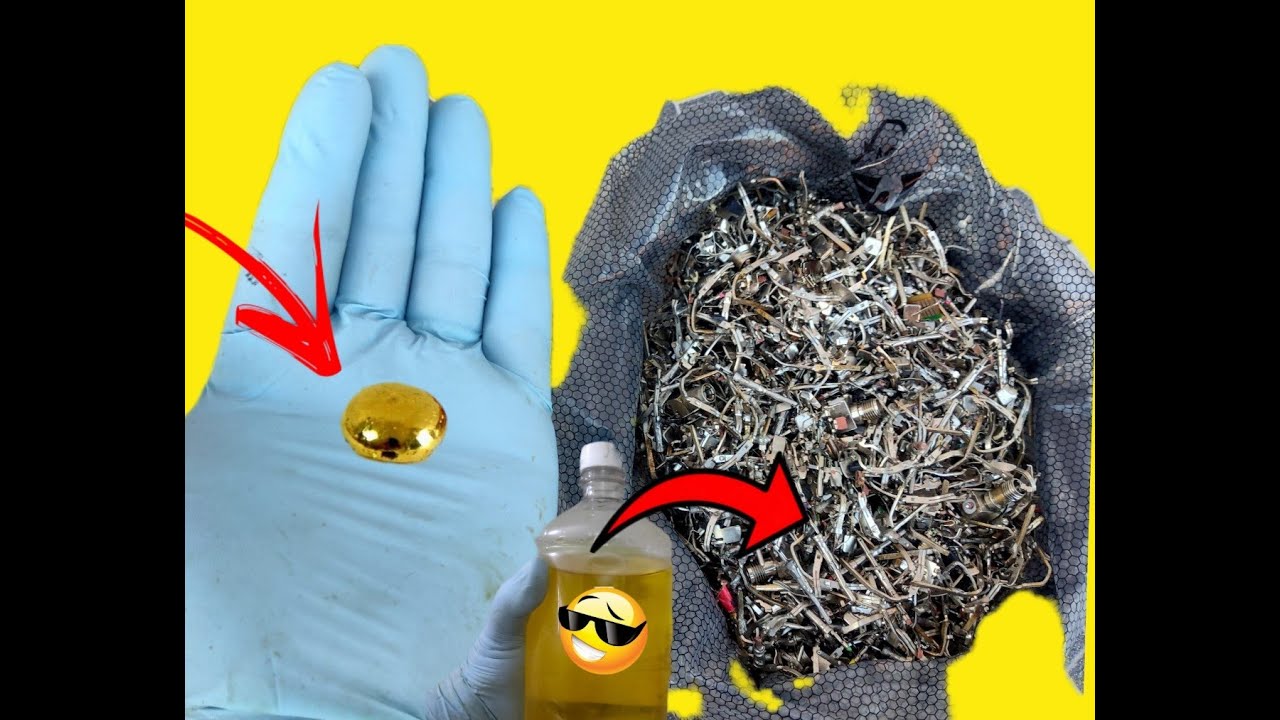 REMOÇÃO DE OURO DE PINOS DOURADOS COM DESPLACANTE