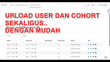 Tutorial Membuat dan Upload User di Moodle LMS