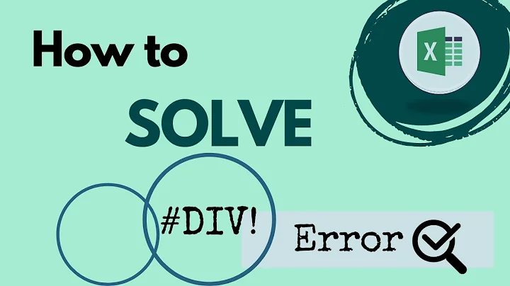 🚨 How to solve the #DIV/0! error in Excel
