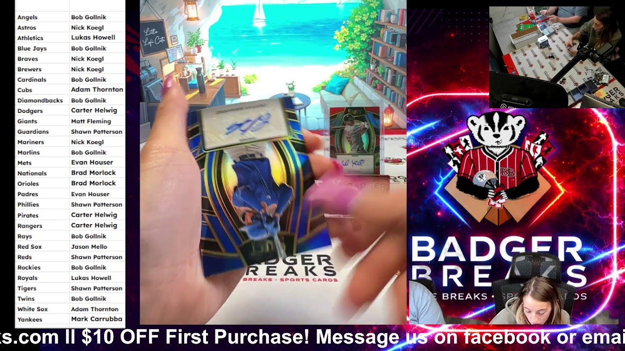 2024 Panini Select Baseball Hobby Blaster 40 Box Case #2 - PICK YOUR TEAM