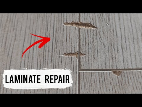 LAMINATE REPAIR | How to perfectly repair damage to new laminate