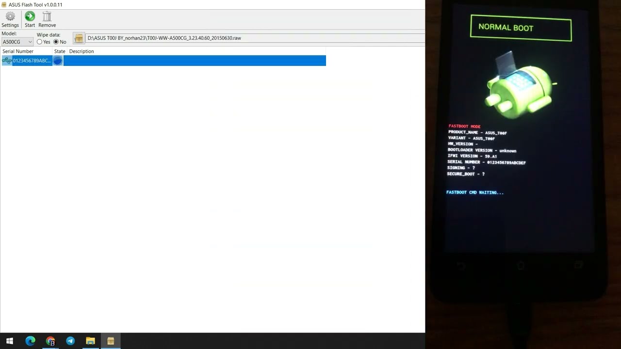 Asus ZenFone 5 (T00J) как прошить